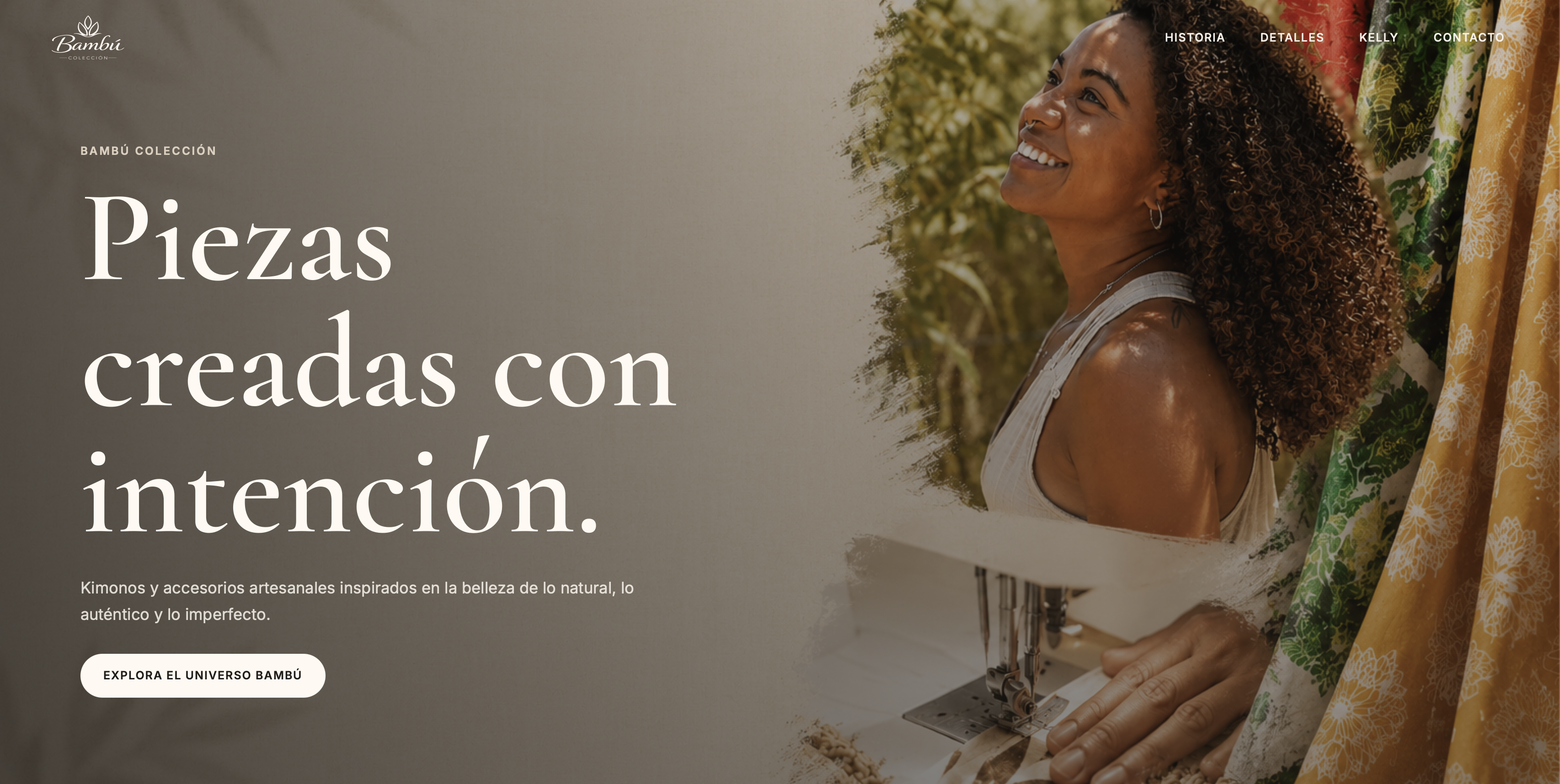Captura de proyecto Bambú Colección