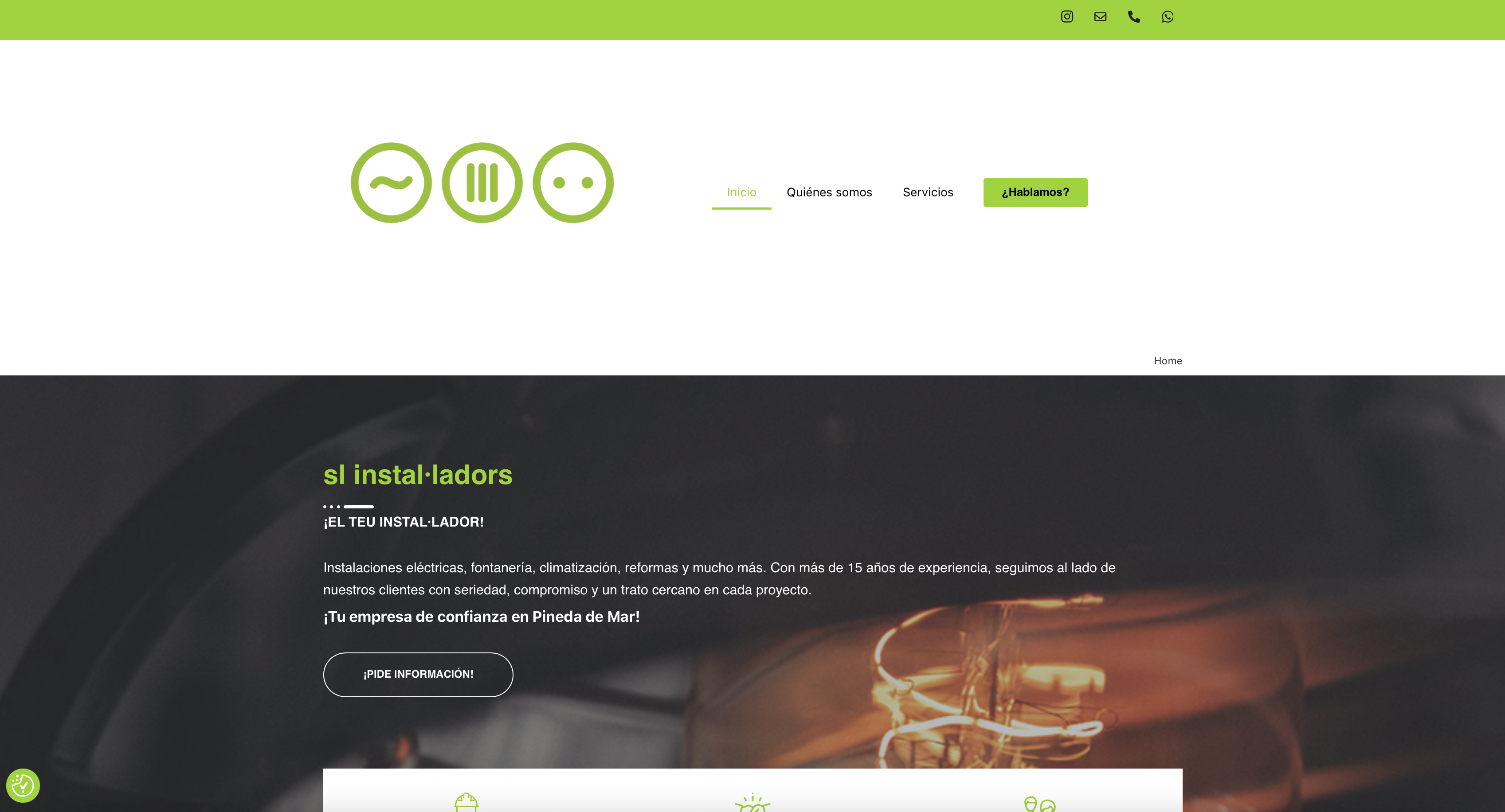 Captura de proyecto SL Instaladors
